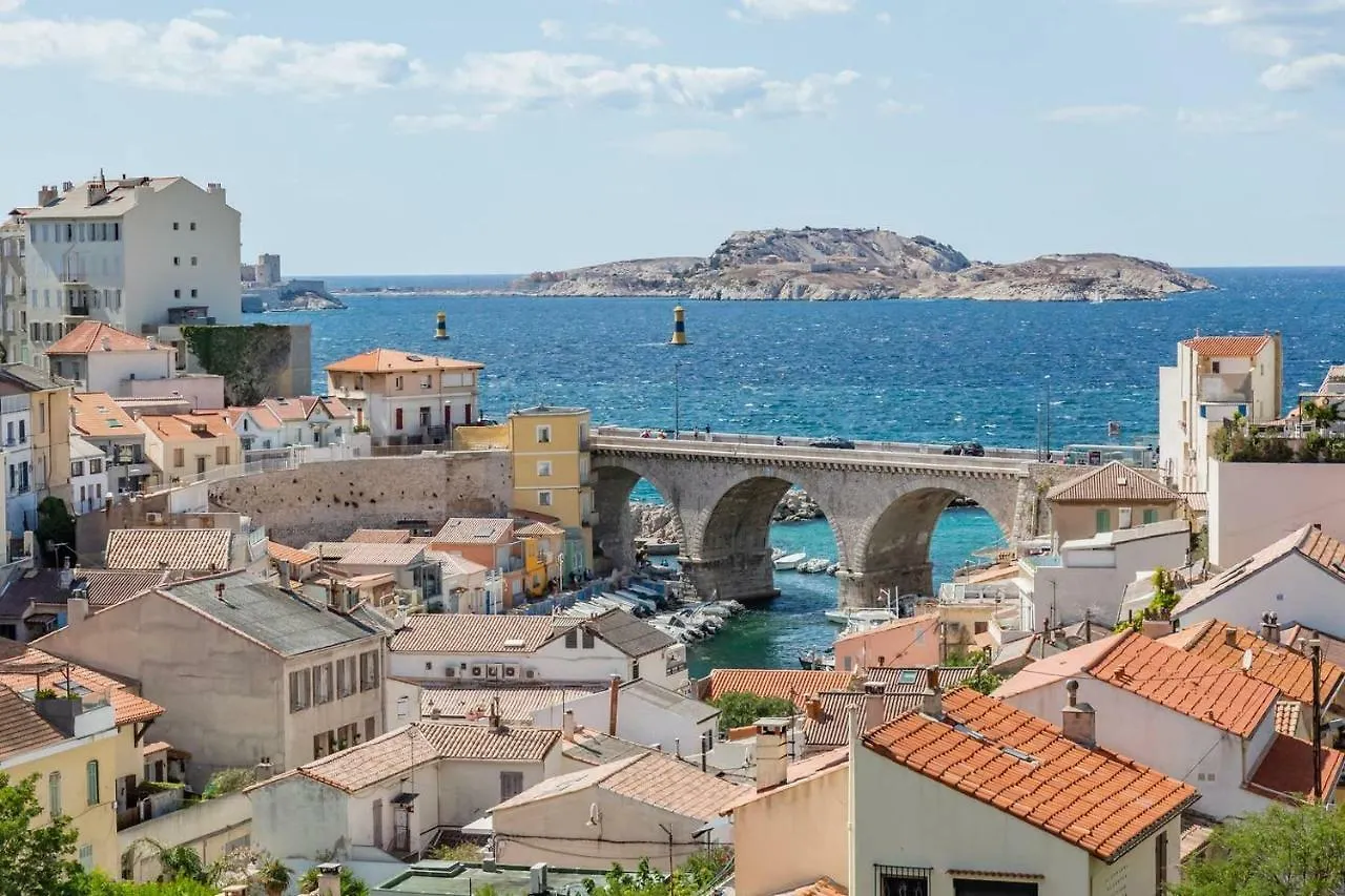 T2 Superbe Vue Mer Et Vallon Des Auffes Avec Parking مارسيليا