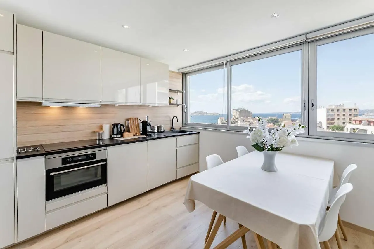 شقة T2 Superbe Vue Mer Et Vallon Des Auffes Avec Parking مارسيليا